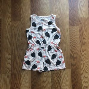 Tea Collection Girls Romper 10/12 VGUC